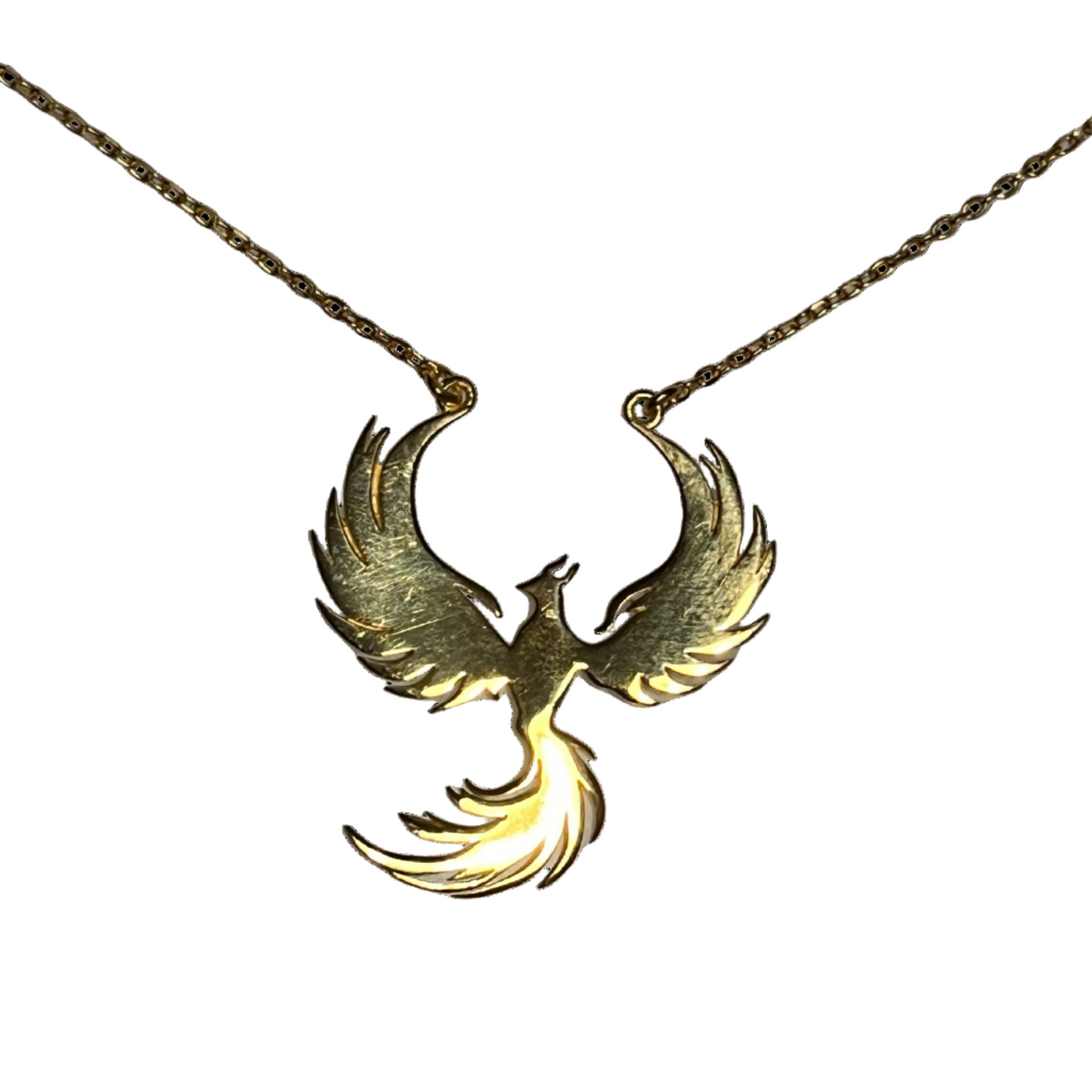 nayana designs - phoenix necklace - gold. zodiac academy officially licensed merchandise.